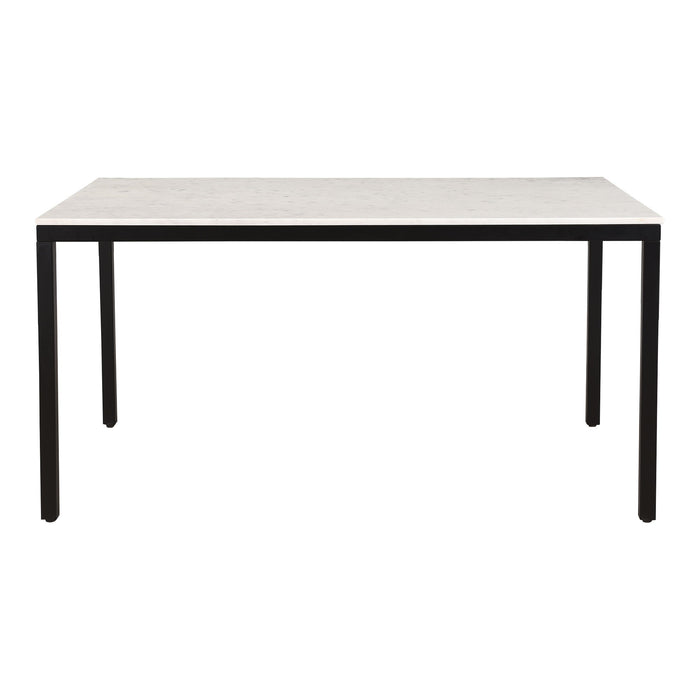 Parson - Small Marble Dining Table - Black