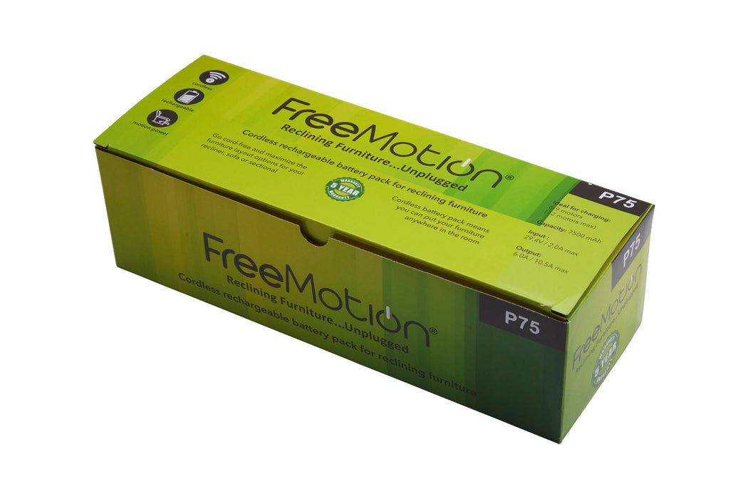 Freemotion - Battery 7500mAh, Universal Bracket And Y3 Cable - Black