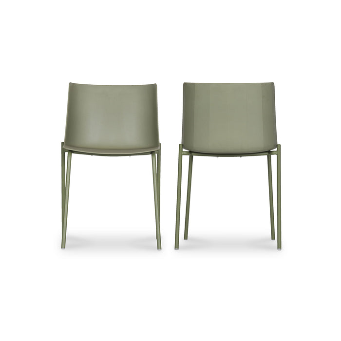 Silla - Outdoor Dining Chair (Set of 2) - Sage Green