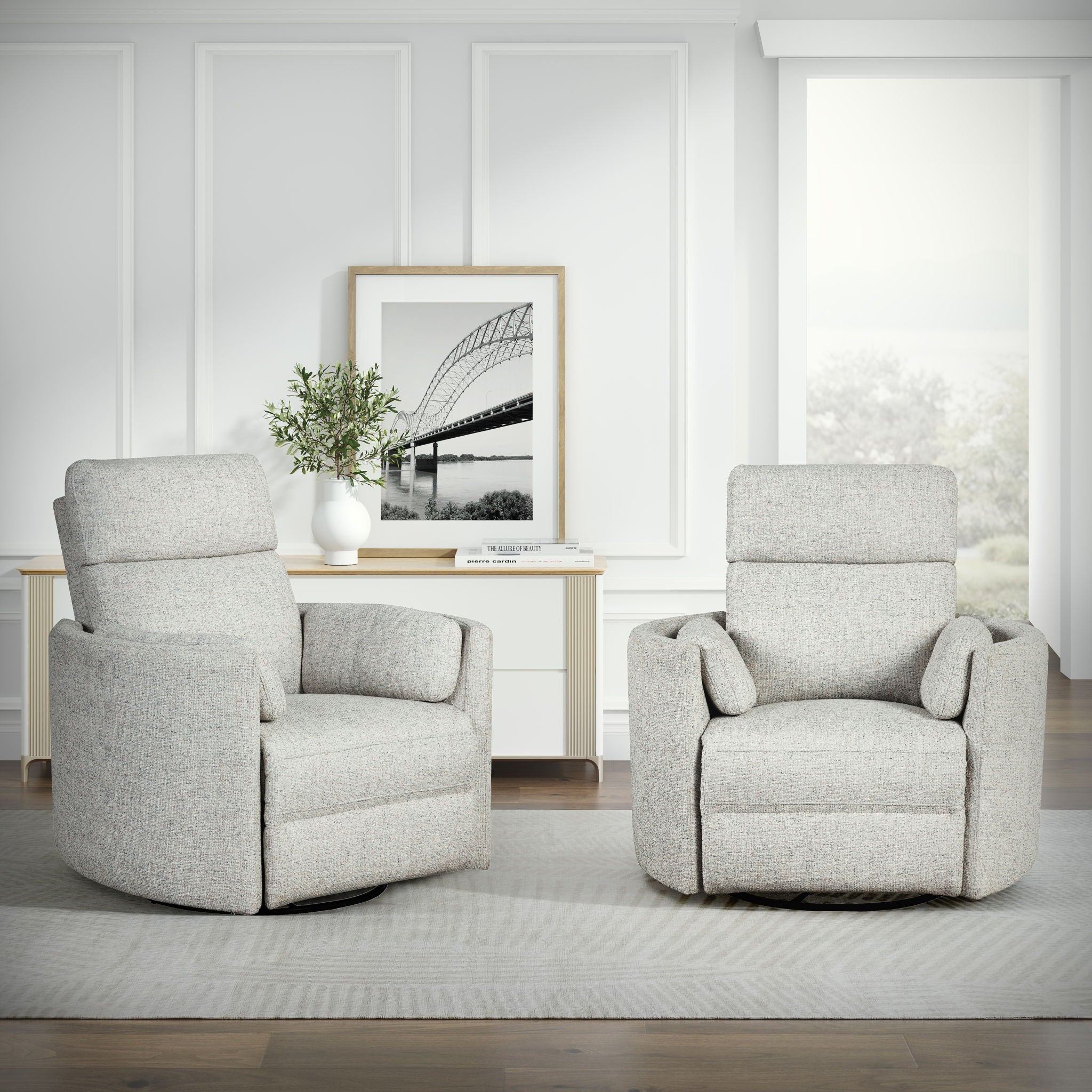 Radius - Power Swivel Glider Recliner (Set of 2)