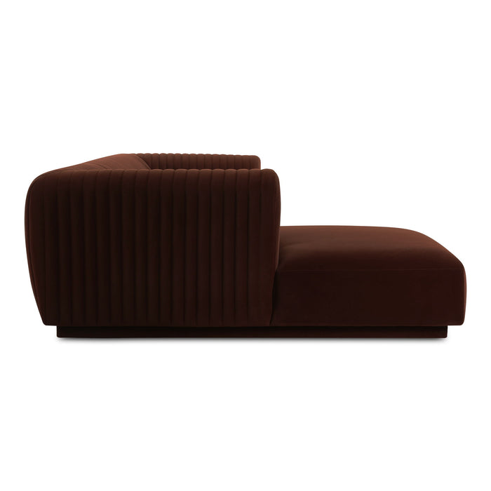 Zandro - Sectional Left - Dark Brown