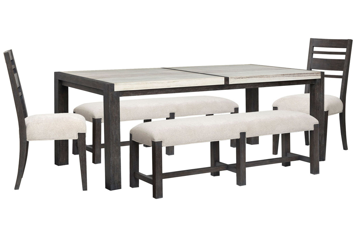 Plum Creek - 5 Piece Rectangular Dining Table Set