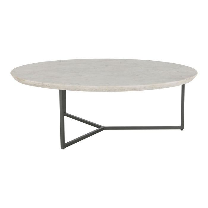 Chloe - Marble Coffee Table - White