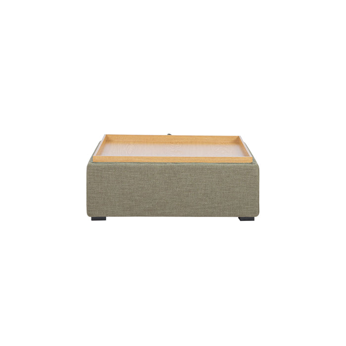 Montana - Storage Ottoman - Green