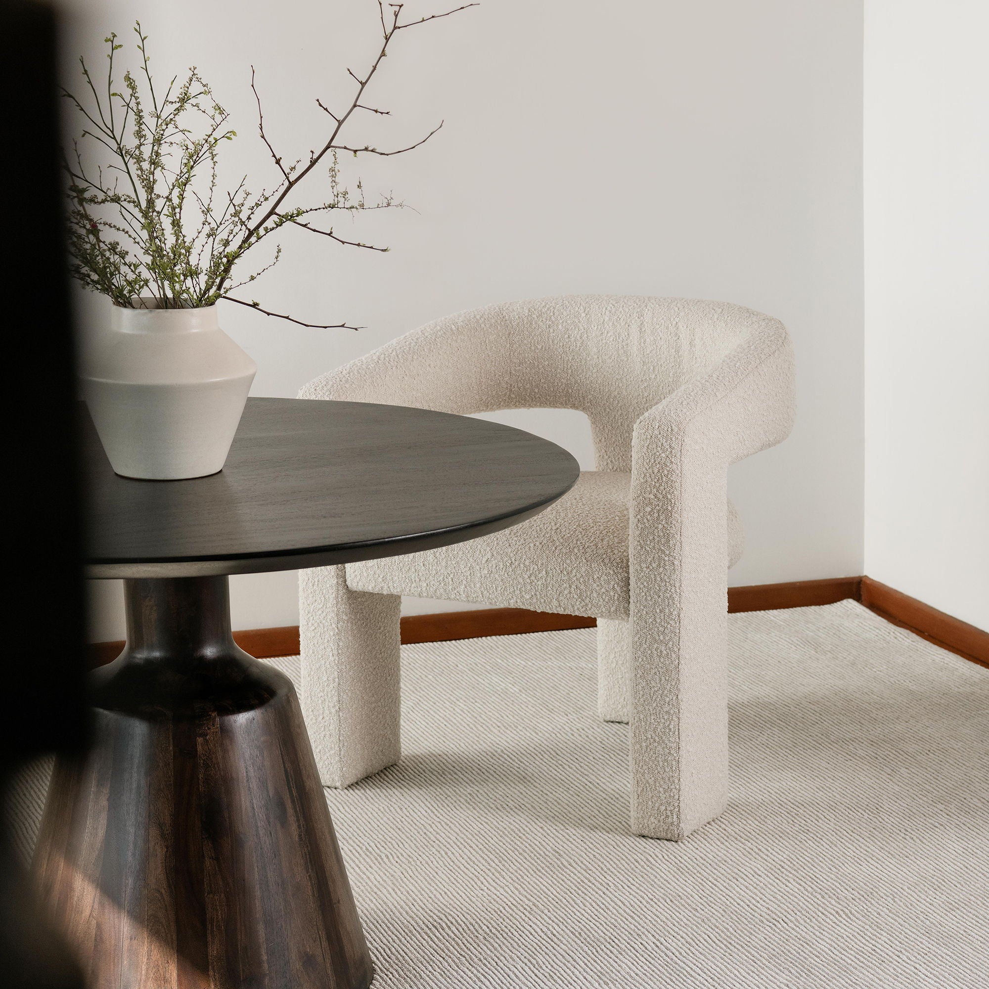 Myron - Dining Table - Dark Sheesham