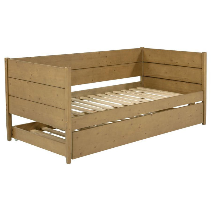 Calinda - Wood Twin Daybed With Trundle - Natural