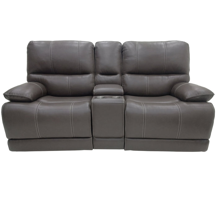 Shelby - Power Console Loveseat - Cabrera Haze