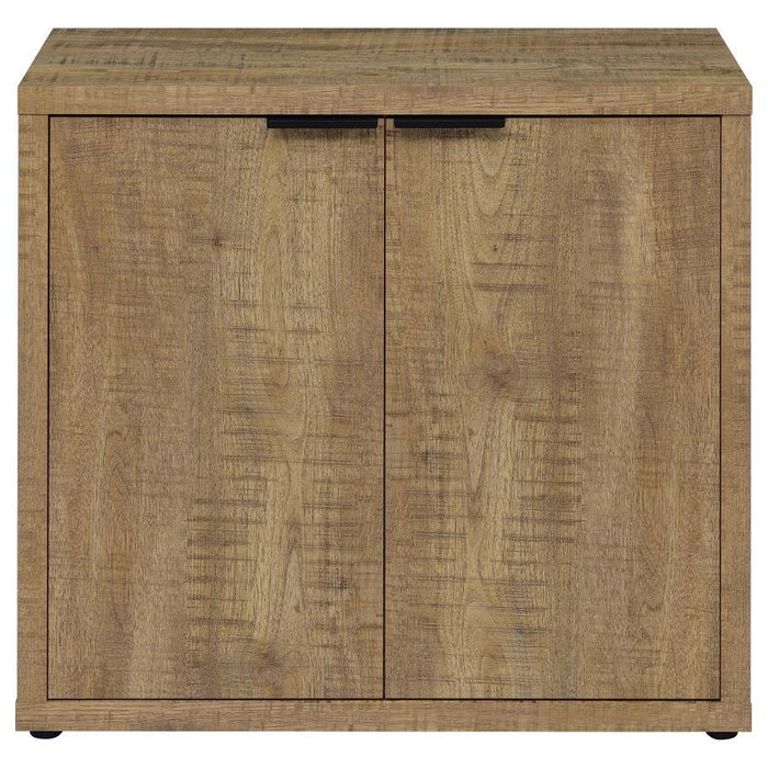 Pepita - 2 Door Engineered Wood Accent Cabinet - Mango Brown