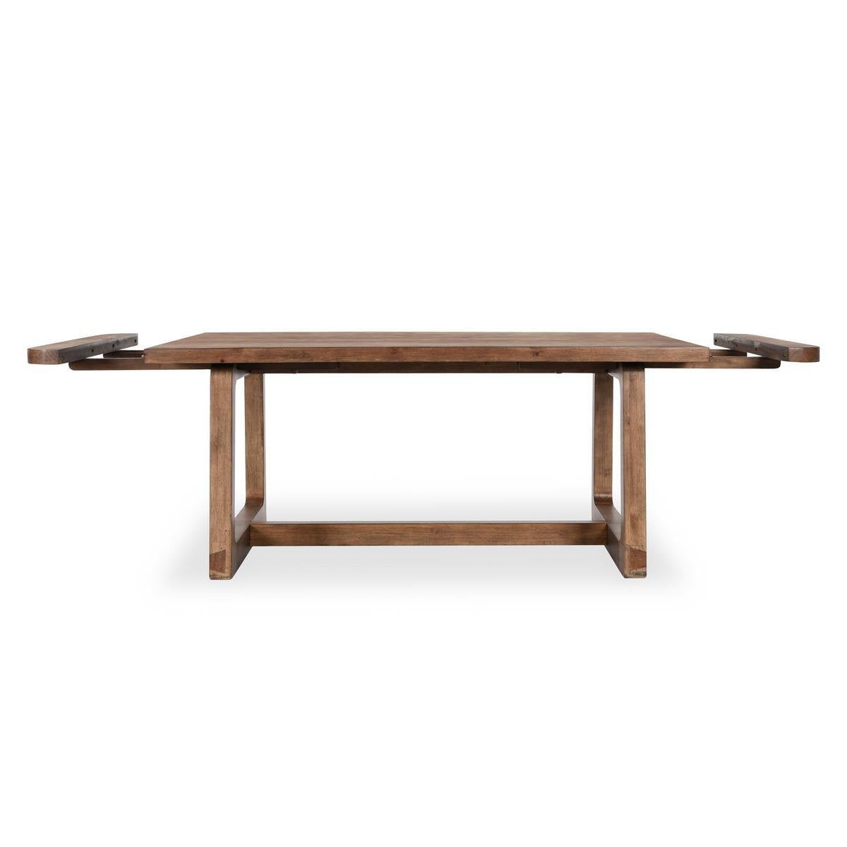 Lyra - Extendable Dining Table - Smoke Brown