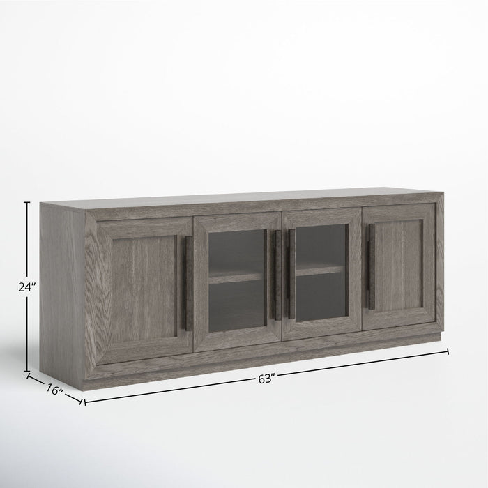 Pure Modern - Door TV Console - Moonstone