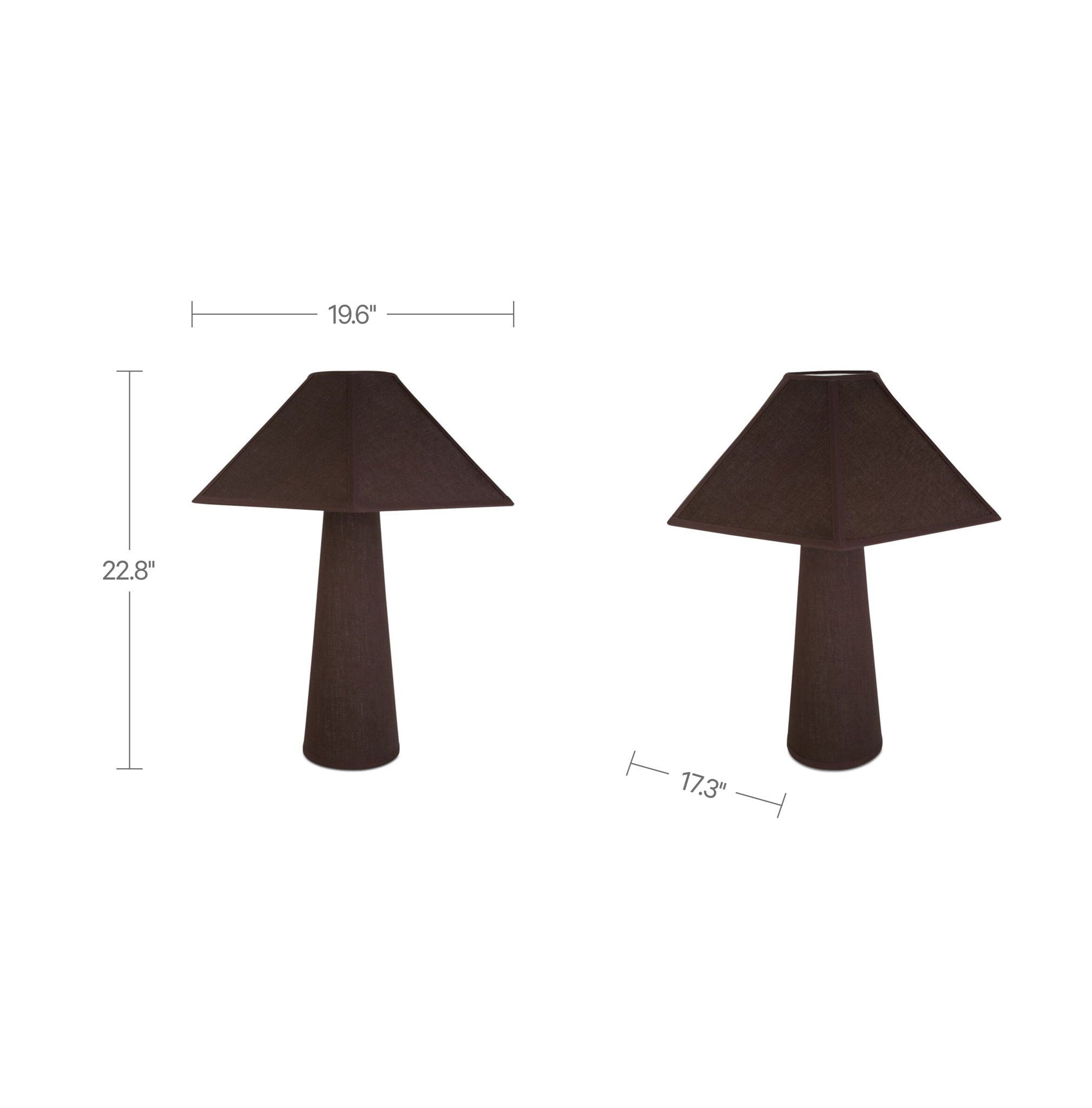Gigi - Table Lamp - Dark Brown