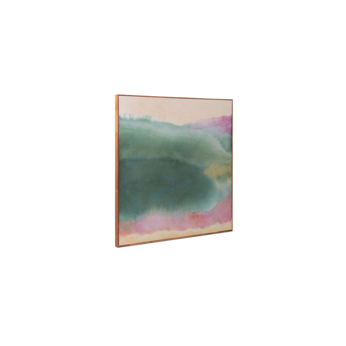 Lotus - Framed Painting - Multicolor