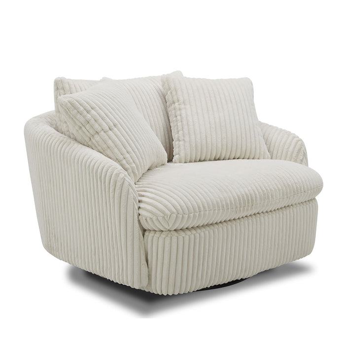 Boomer - Large Swivel Chair with 2 Pillows