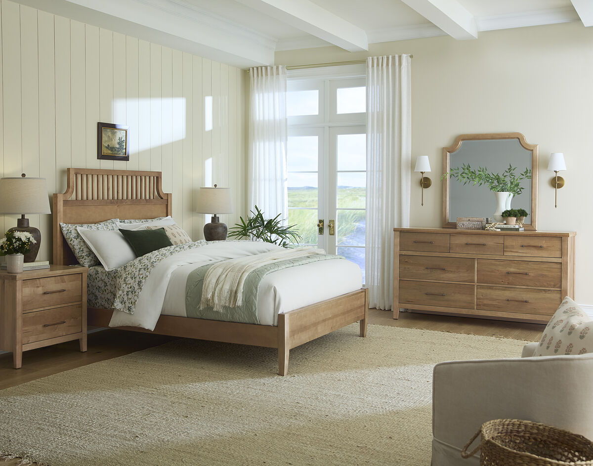 Pure Maple - 2 Drawer Nightstand